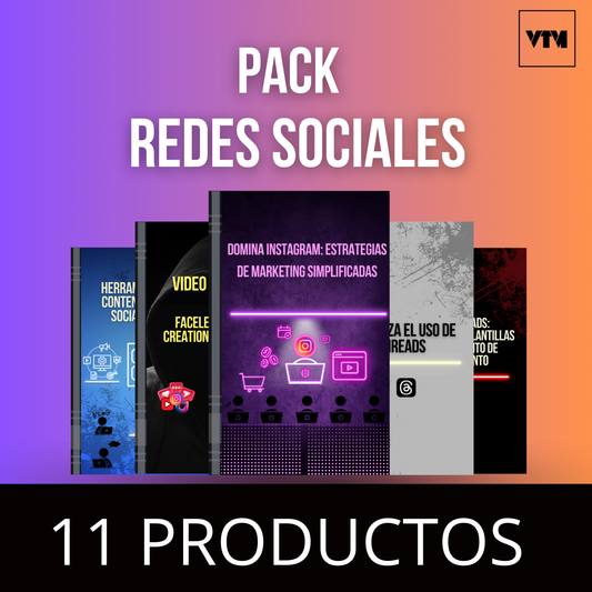 Pack Redes Sociales VTM